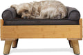 Gray Wash Elevated Dog Bed Frame X952