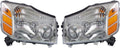 Headlight Assembly Pair for Nissan Armada 2004 2005 2006 S5754