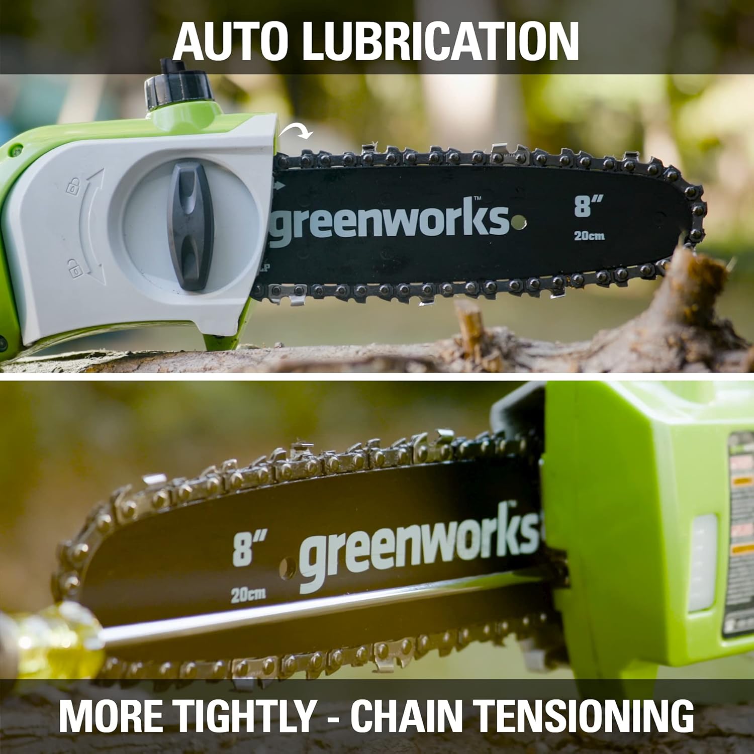40V 8-Inch Cordless Pole Saw A267