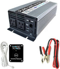 600W Pure Sine Wave Inverter 12V DC to 115V AC with 2 AC Outlets and USB Port K992853