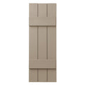 Closed Board and Batten Shutters, Pebblestone Clay E707