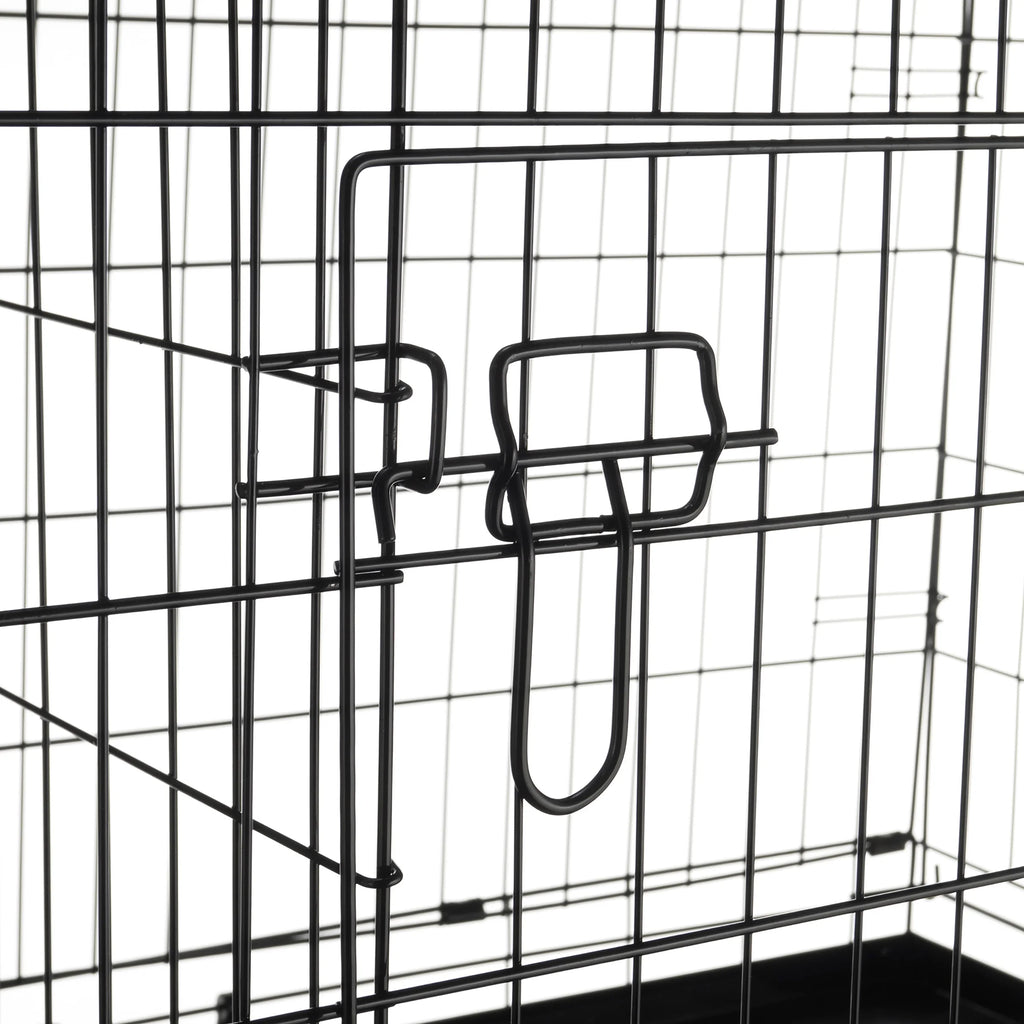 42-inch Collapsible Dog Crate with Divider Wall Panel R62258