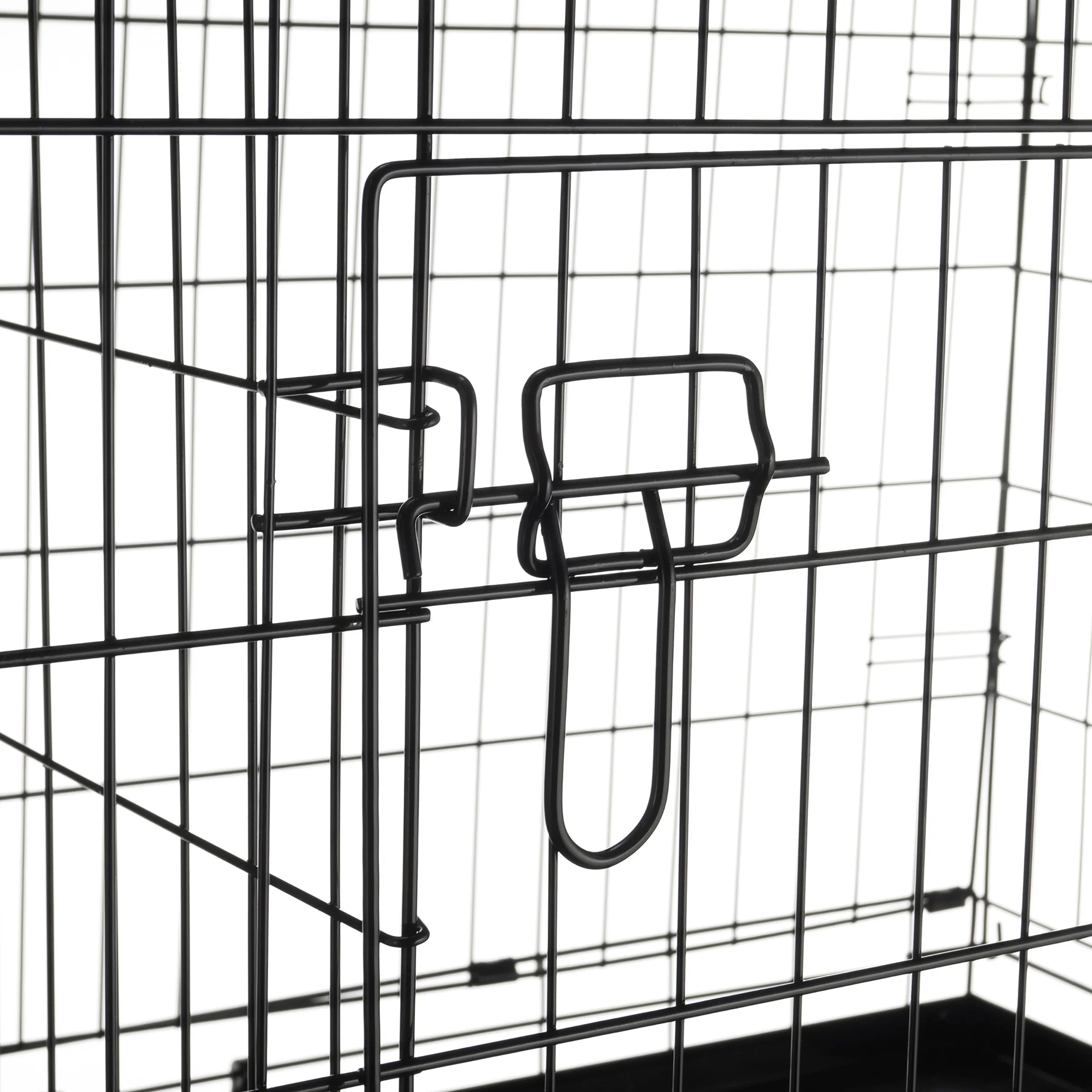 42-inch Collapsible Dog Crate with Divider Wall Panel R62258