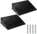 Rubber Curb Ramps, 6 H x 19 W, Pack of 2 I724