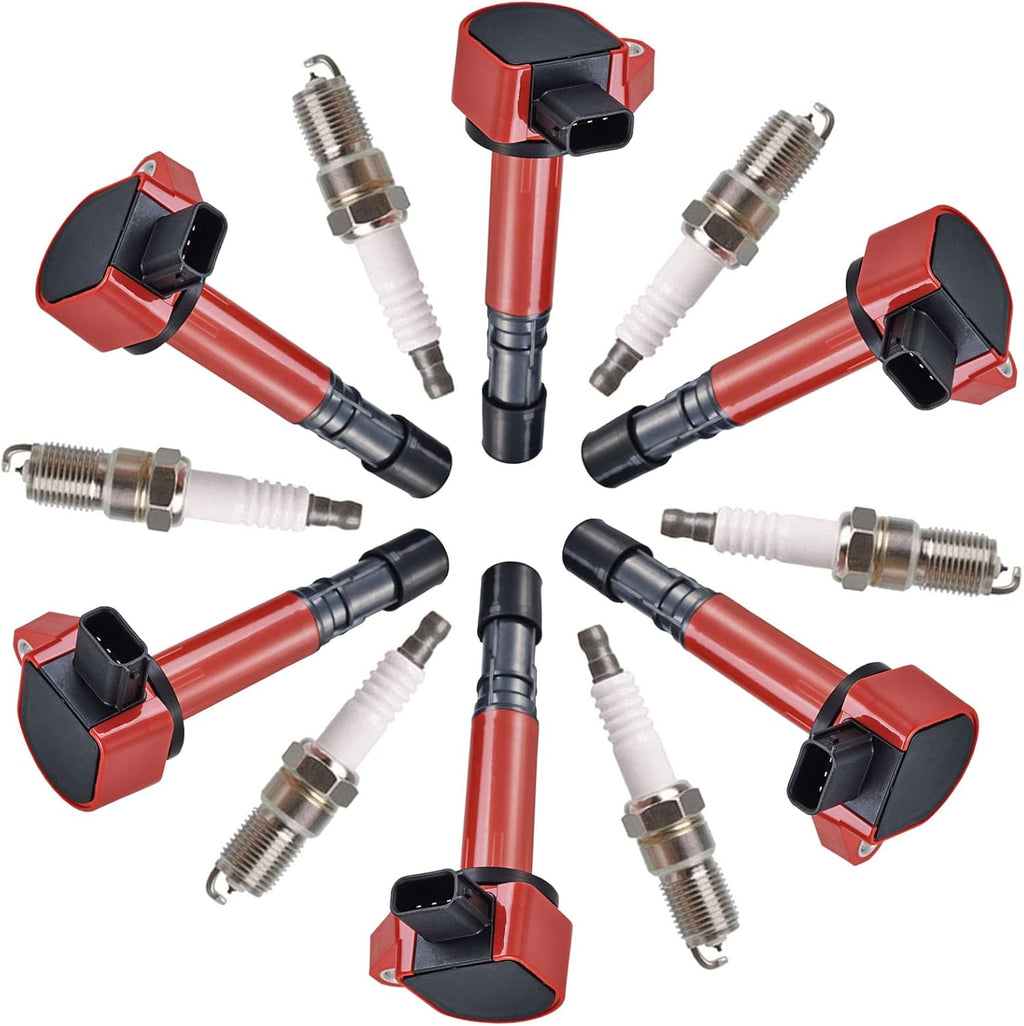 Pack of 6 Ignition Coil with 6 Platinum Spark Plug L423