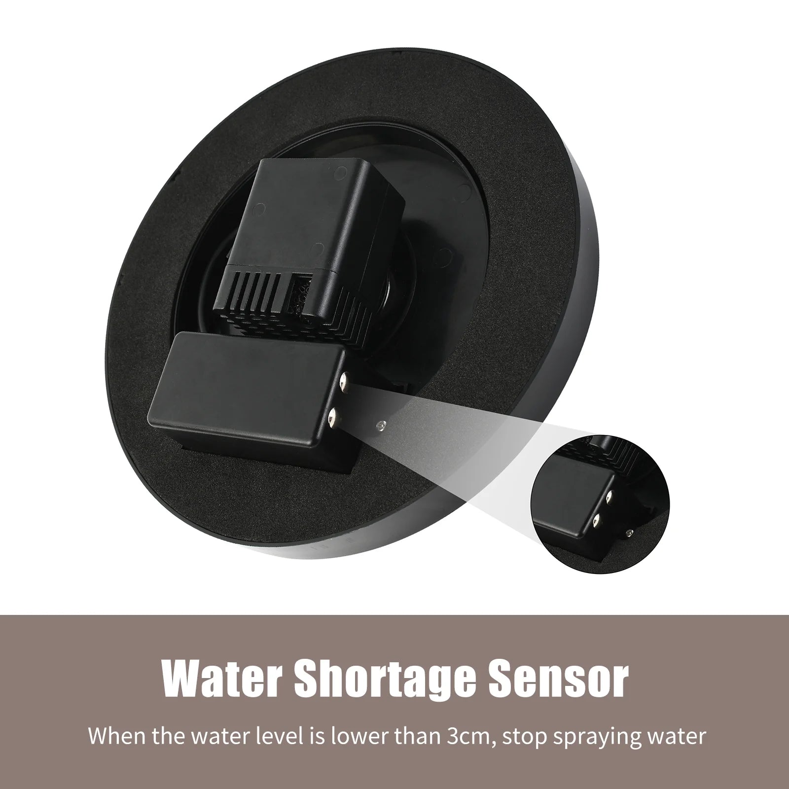 Solar Fountain Pump with 1800mAh Battery 6 Nozzles A866