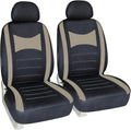 Black Universal Car Seat Covers 2PCS I228921