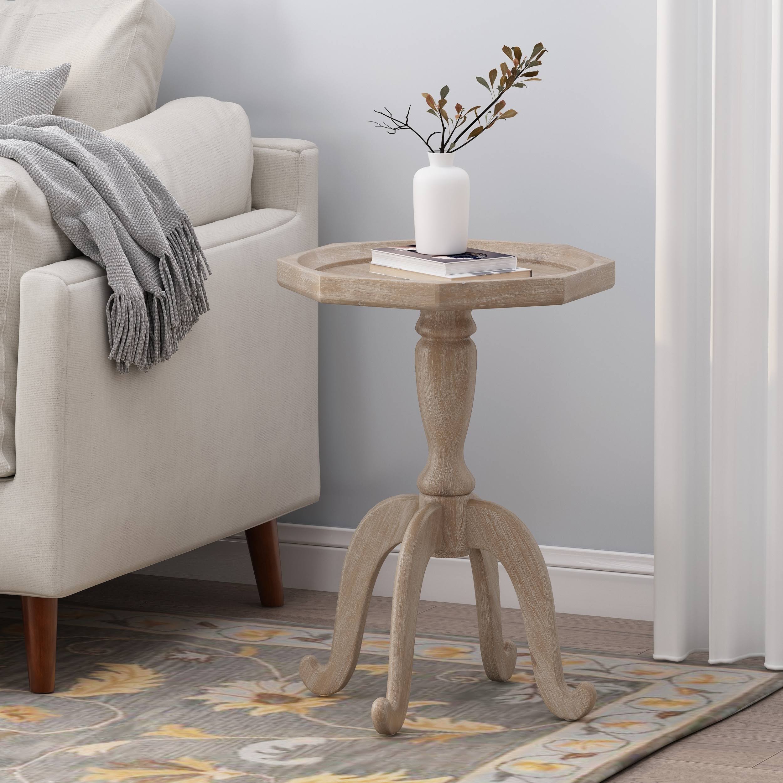 Natural French Country Accent Table X901418