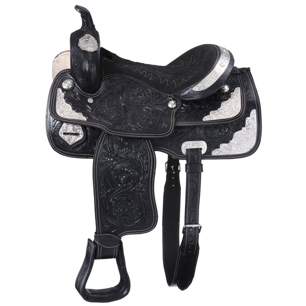 Black Western Saddle O294391