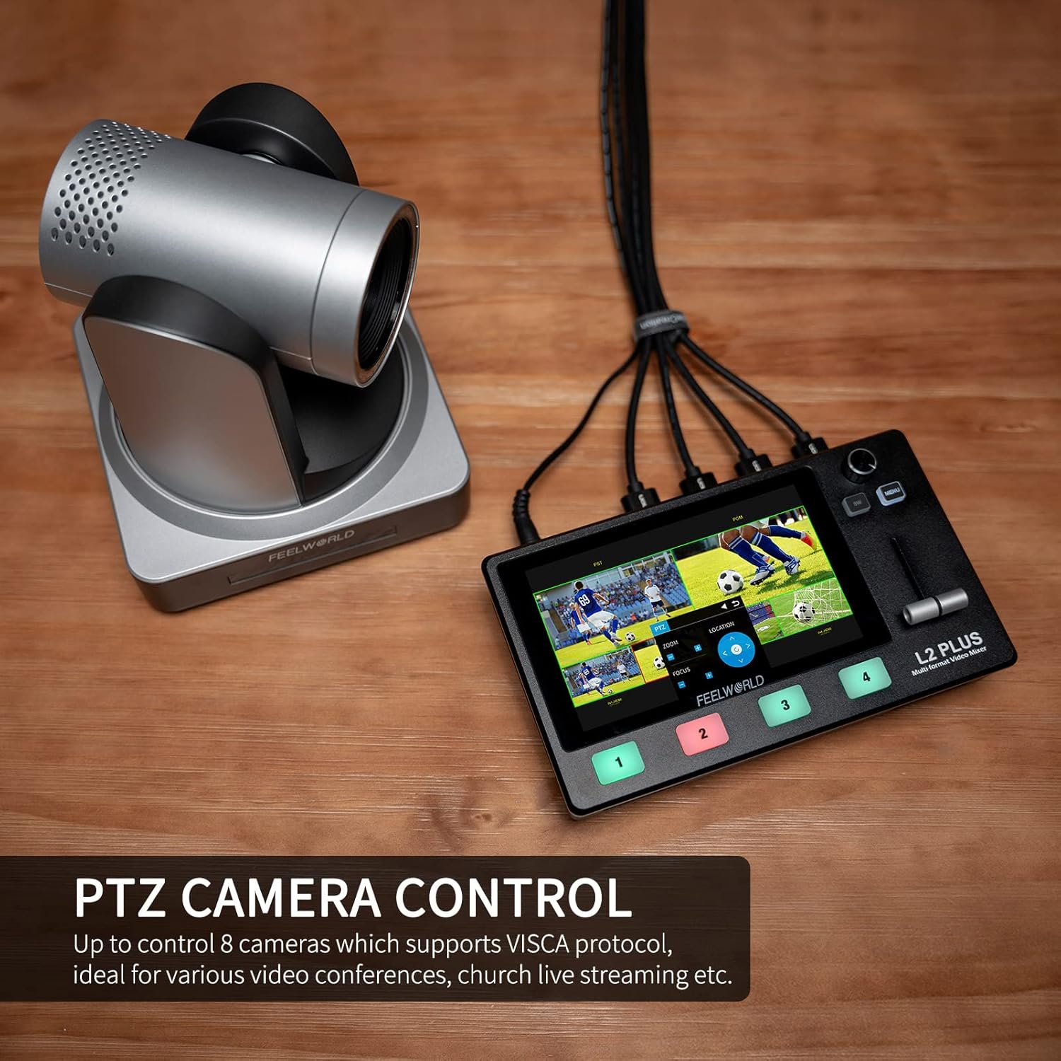 Multi Camera Video Mixer Switcher with 5.5 inch LCD Touch Screen P237847