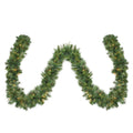 50' x 14" Pre-Lit Cashmere Mixed Pine Artificial Christmas Garland R230871