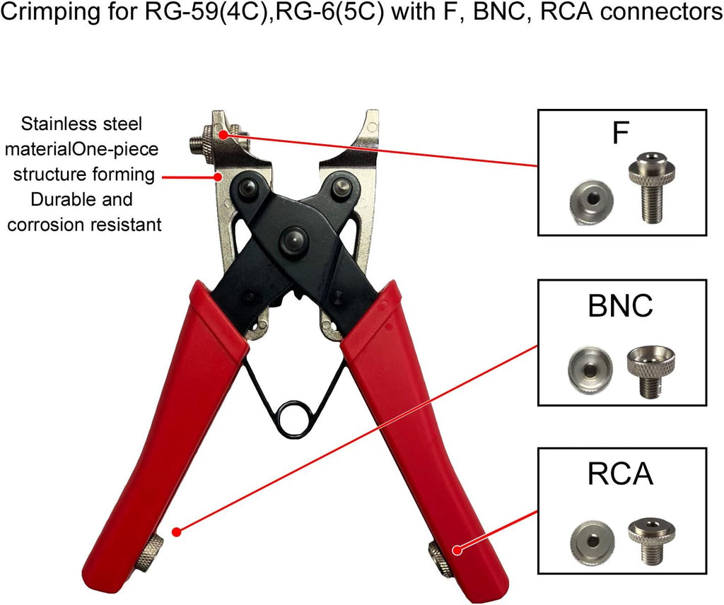 Coaxial Compression Crimping Tool T403