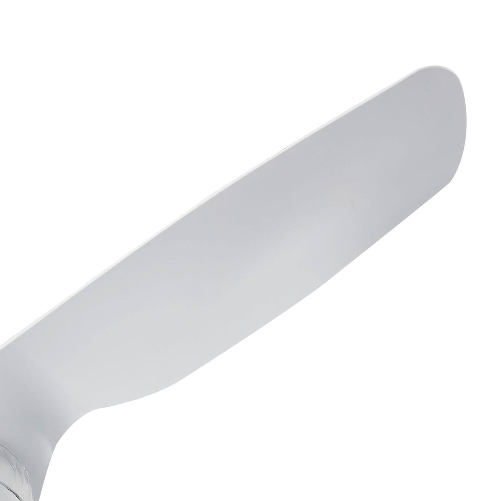 White Smart Ceiling Fan with Dimmable LED Light and Remote T33827
