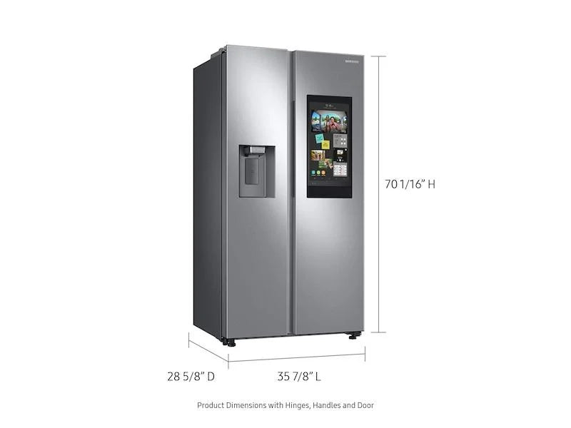 22 Cu. Ft. Stainless Side by Side Refrigerator D508