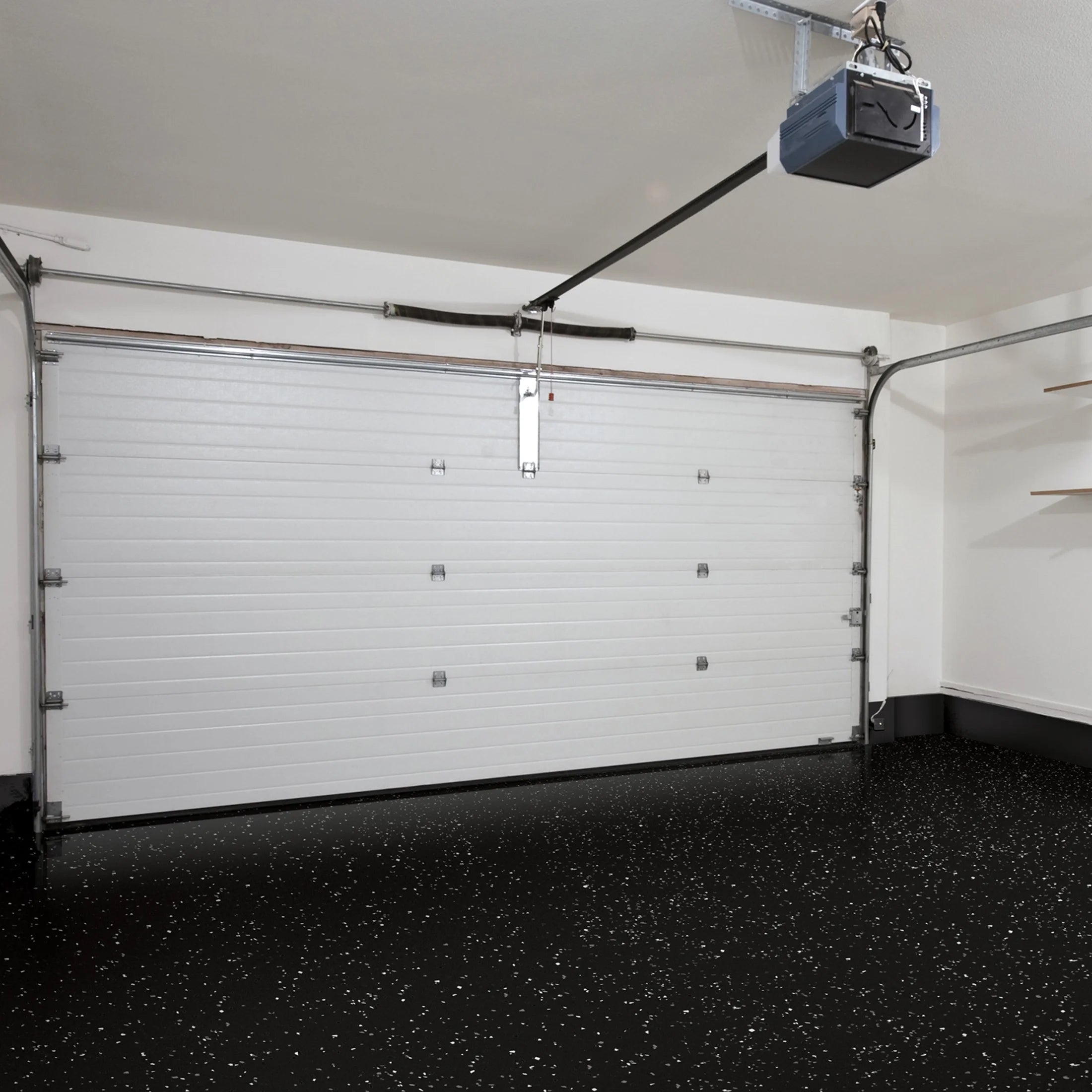 Black High Gloss Garage Floor Coating Kit, 180 oz O3394