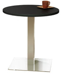 Black Stainless Steel Round Dining Table M31922