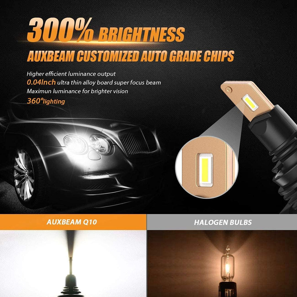 6500K Cool White LED Bulbs Combo, Pack of 4 Pack of 2 D710