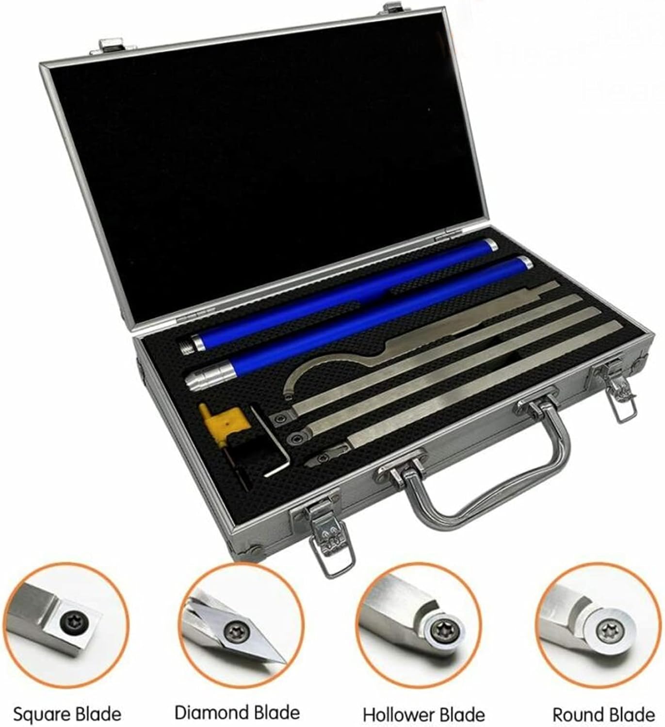 Carbide Lathe Tools with 4 Extra Replacement Inserts A264277