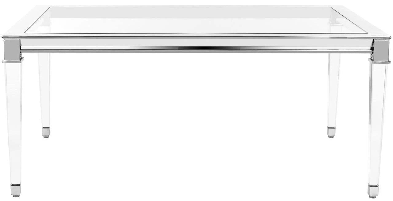 Silver Acrylic Coffee Table L1938