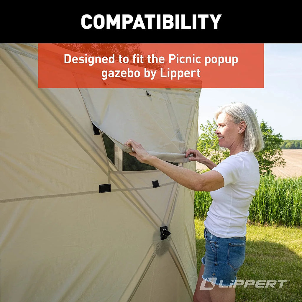 Gazebo Wind Panels U49740