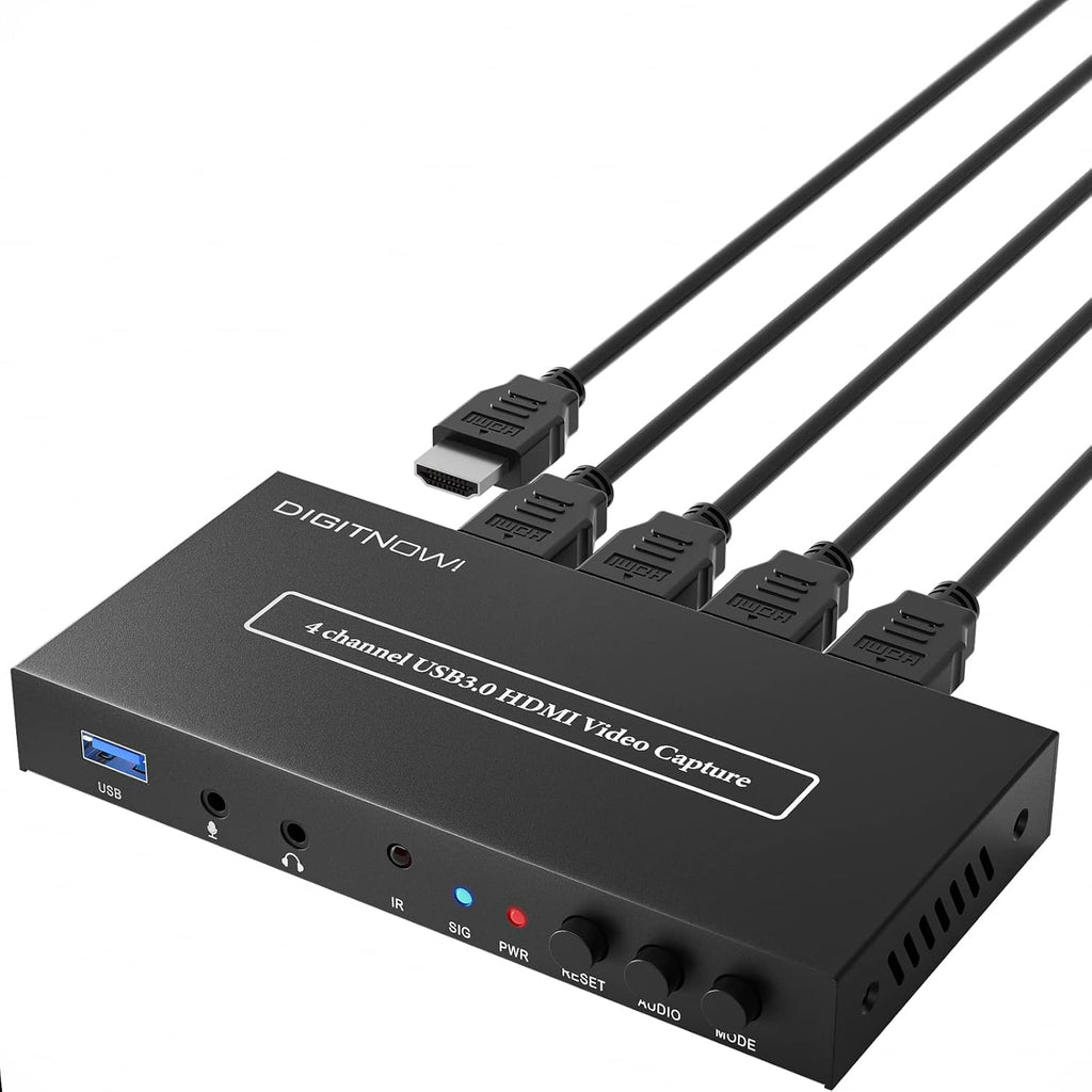 4 Channel USB3.0 HDMI Video Capture Card, 1080P 60fps I332850