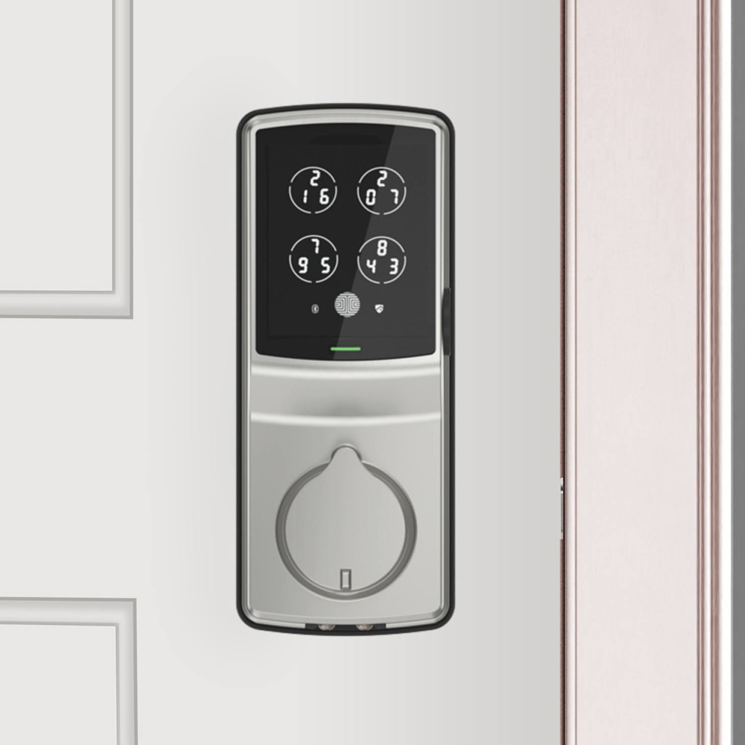 Smart Latch Door Lock with Touchscreen O605757