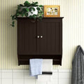 Espresso Wall Mounted Bathroom Cabinet T41922