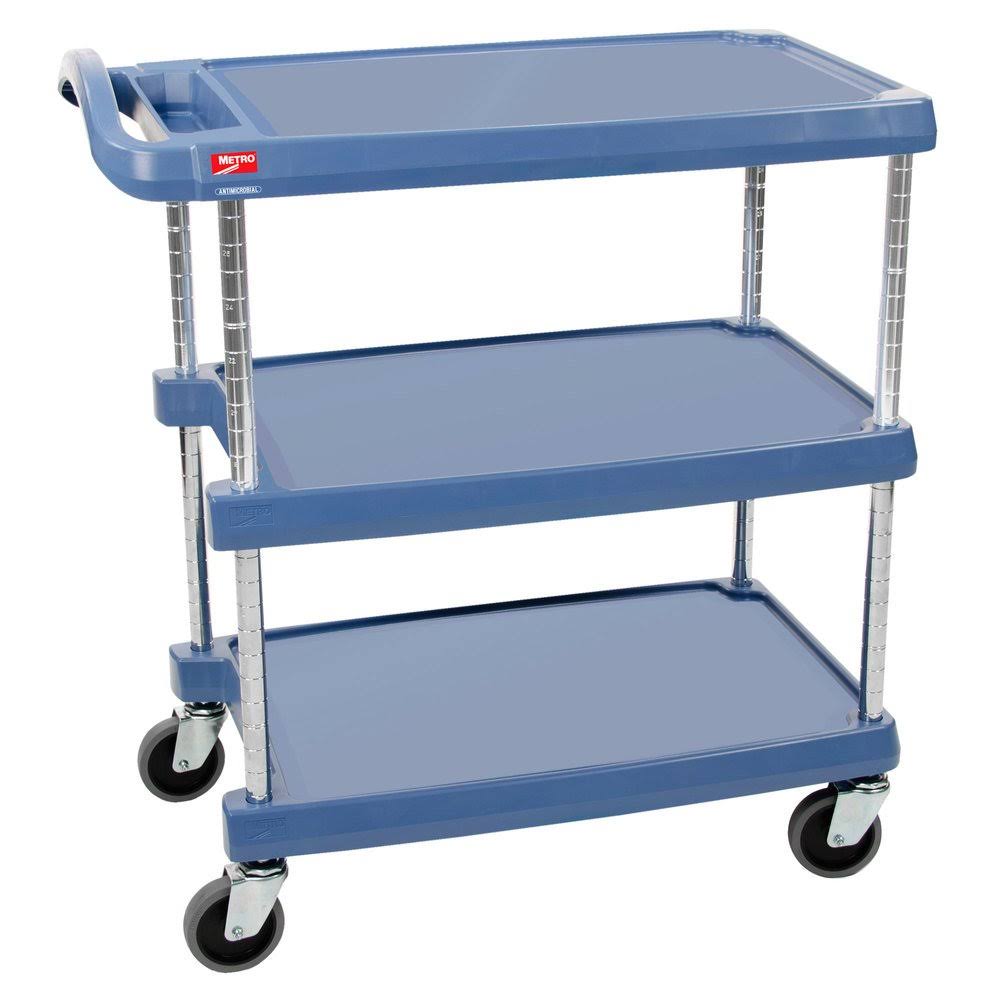 3-Shelf Utility Cart with Microban F696