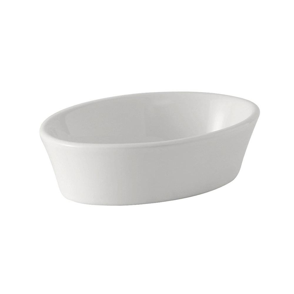 White Oval Baker, Case of 12 E41678