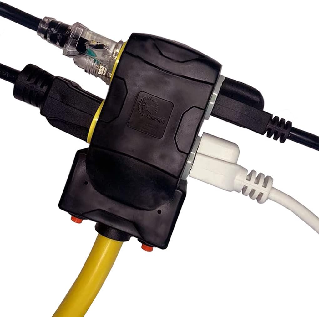 40Ft 30 Amp 125/250V 7500 Watts 10 Gauge Power Cord with Surge Protector Breaker L906