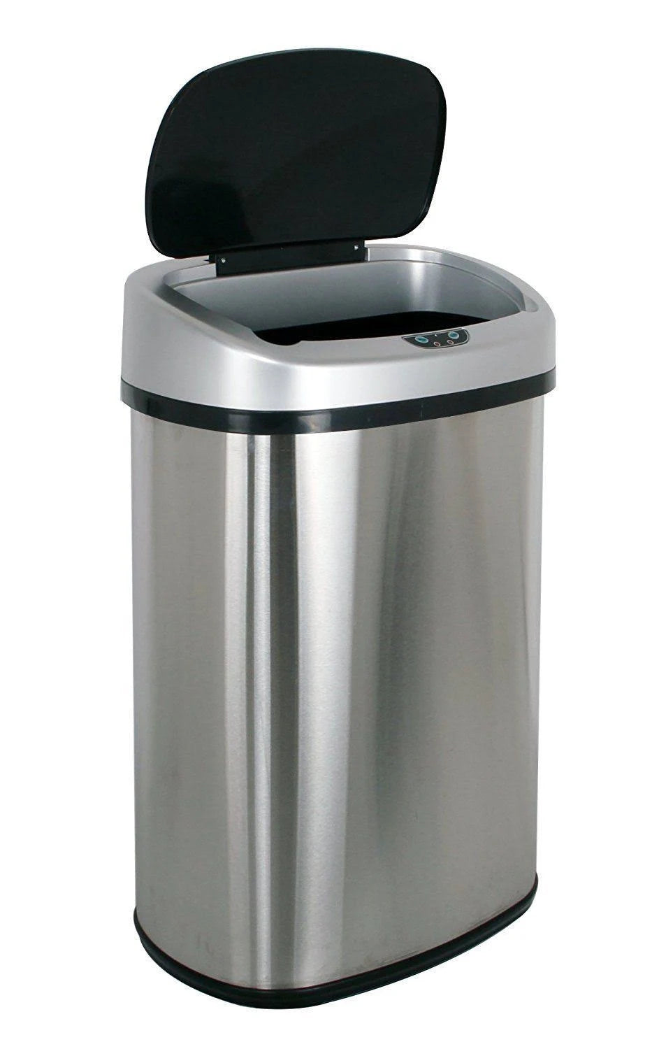 13.2-gallon Stainless Steel Touch Free Sensor Trash Can W645