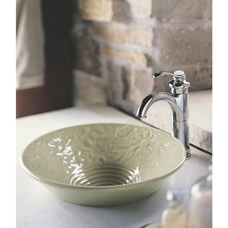 Brushed Nickel Single Hole Bathroom Faucet D1686