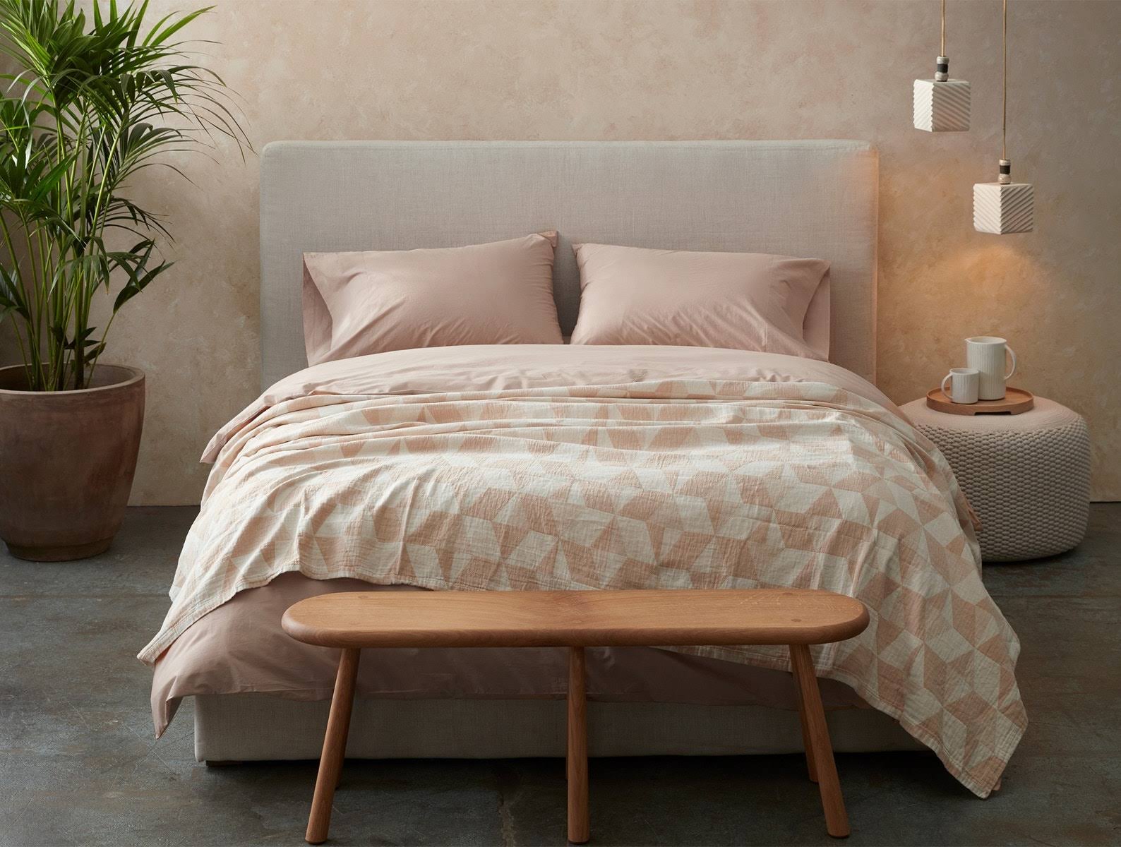 300 Thread Count Organic Percale Duvet Cover Full/Queen R8057