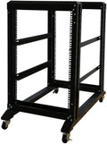 15U 19 inch Adjustable Open Frame Server Rack J936446