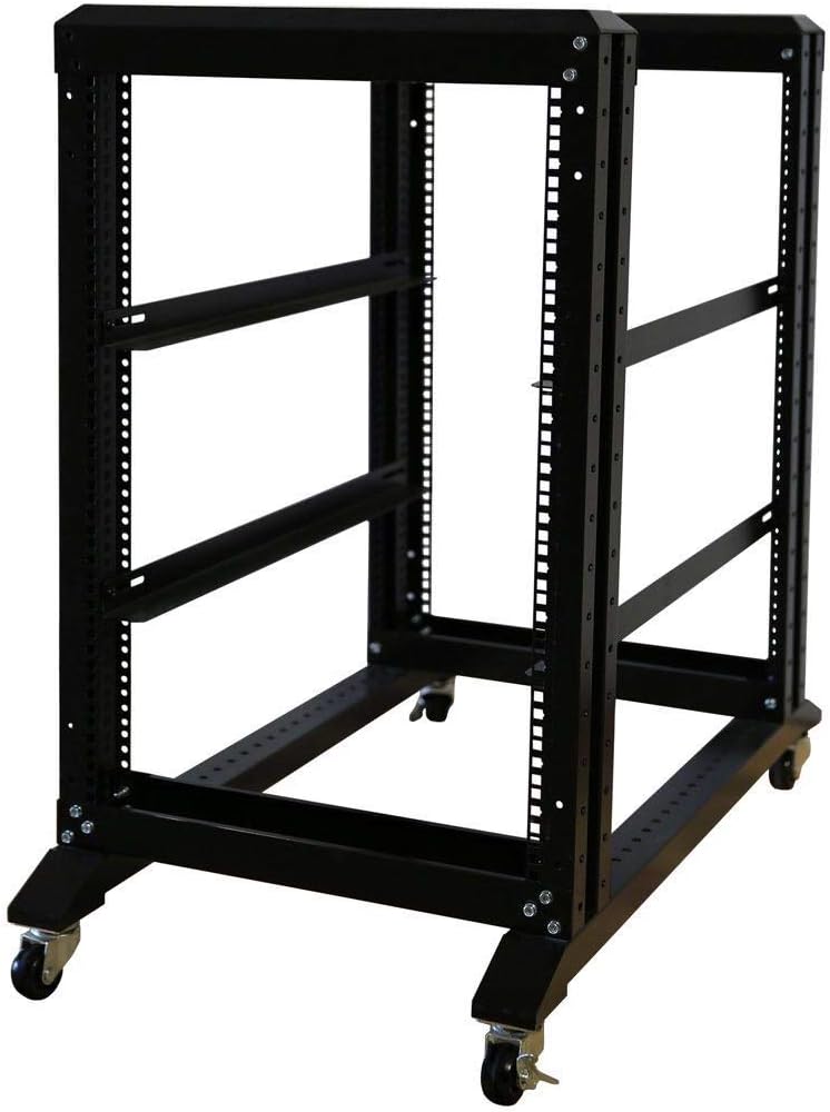 15U 19 inch Adjustable Open Frame Server Rack J936446
