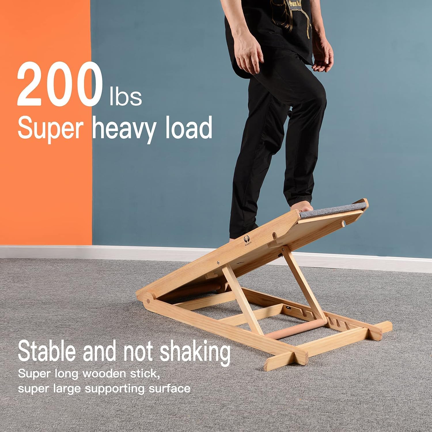Folding Wooden Dog Ramp, 42" Long, Adjustable 14" to 26", 200lbs T81651