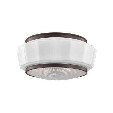 Satin Nickel 2 Light Flush Mount N155