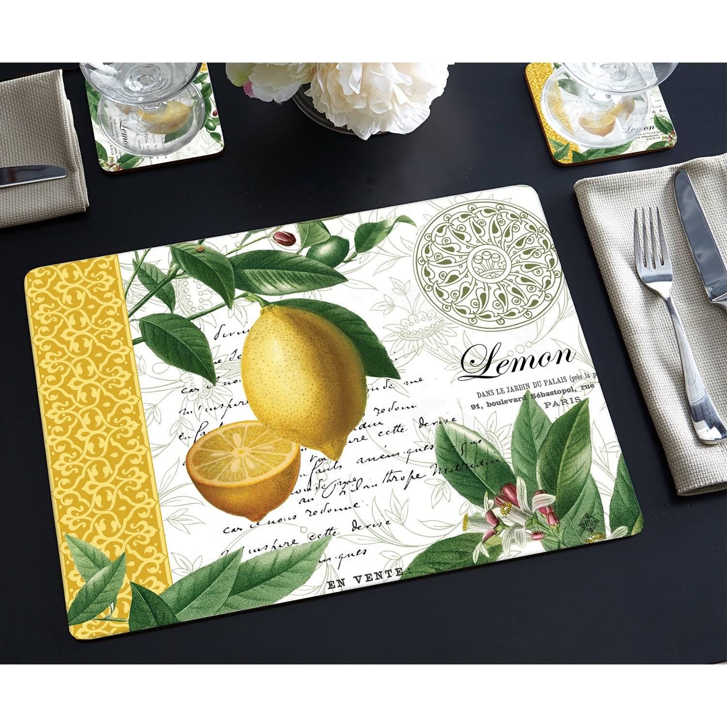 Set of 4 Cork-Back Placemats B2301