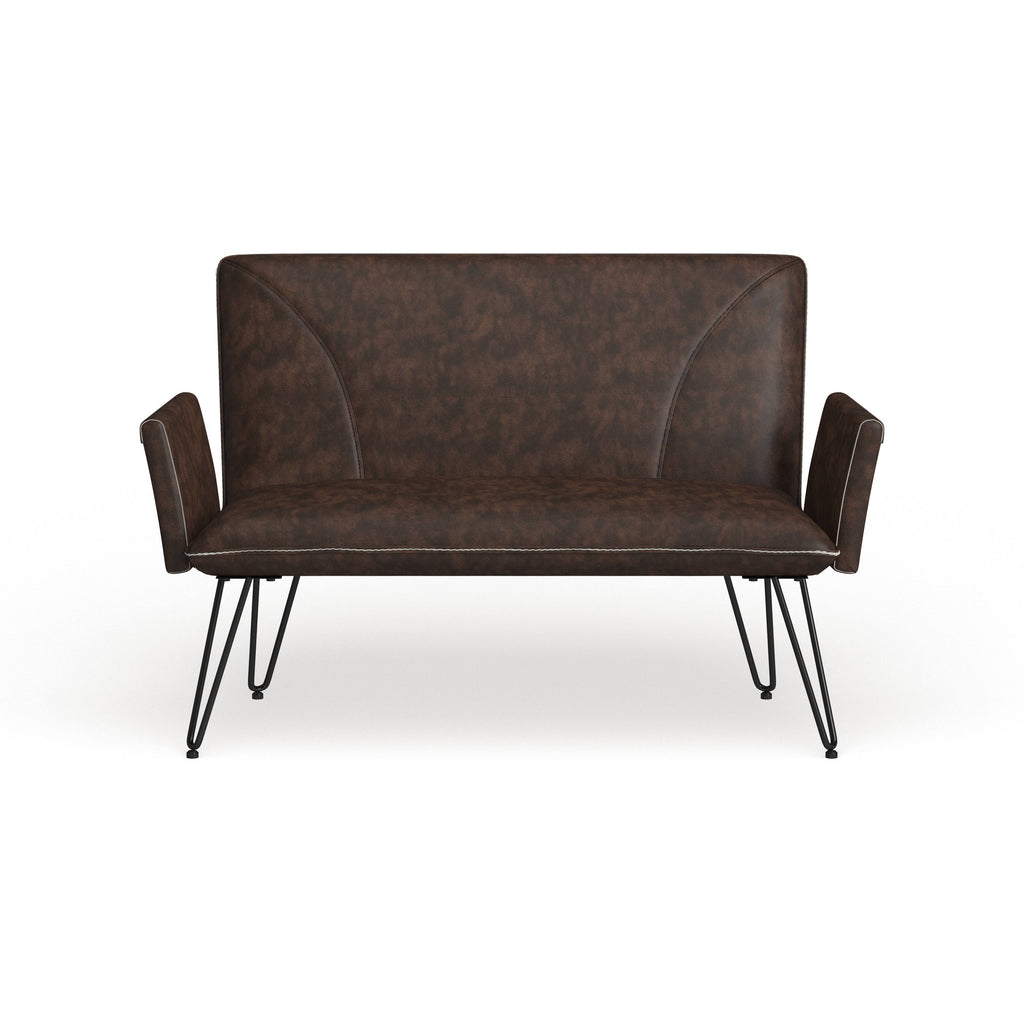 Antique Brown Settee X39897