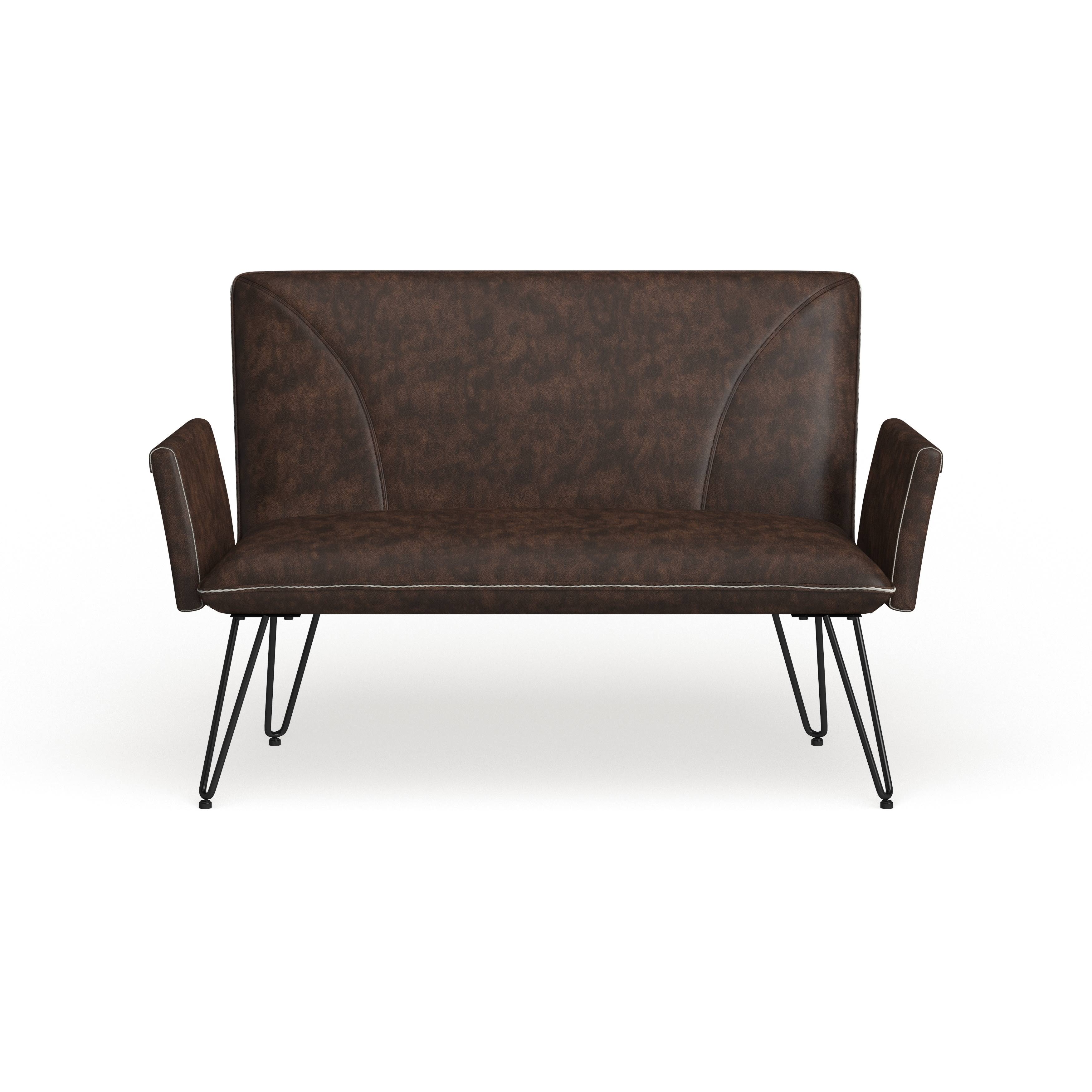Antique Brown Settee X39897