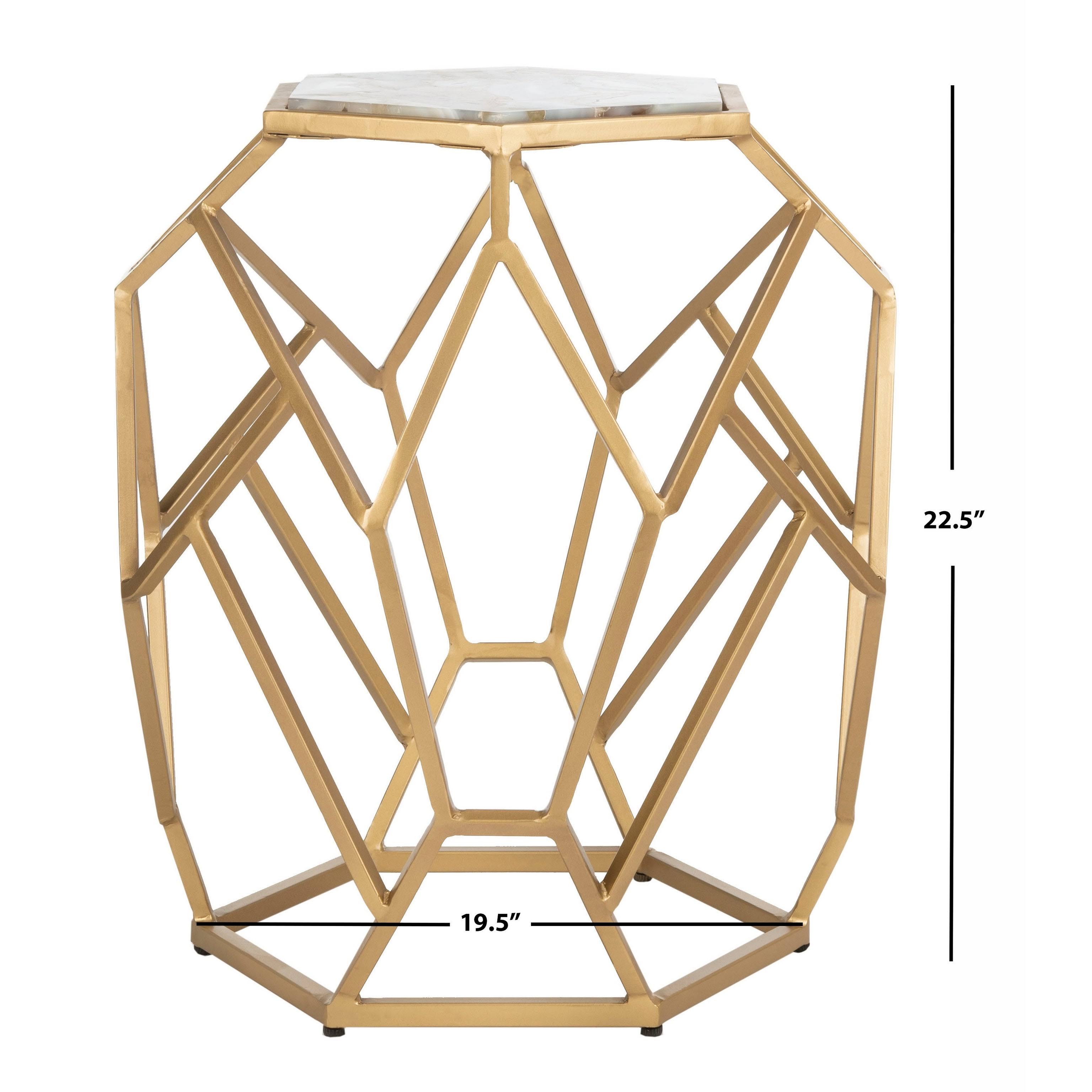 Geometric Accent Table F837
