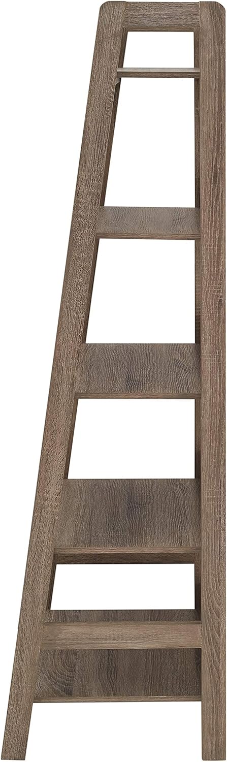 Gray Wash Ladder Bookcase Y2355