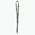 Dark Gray Polyester Lanyard with Bulldog Clip D69346