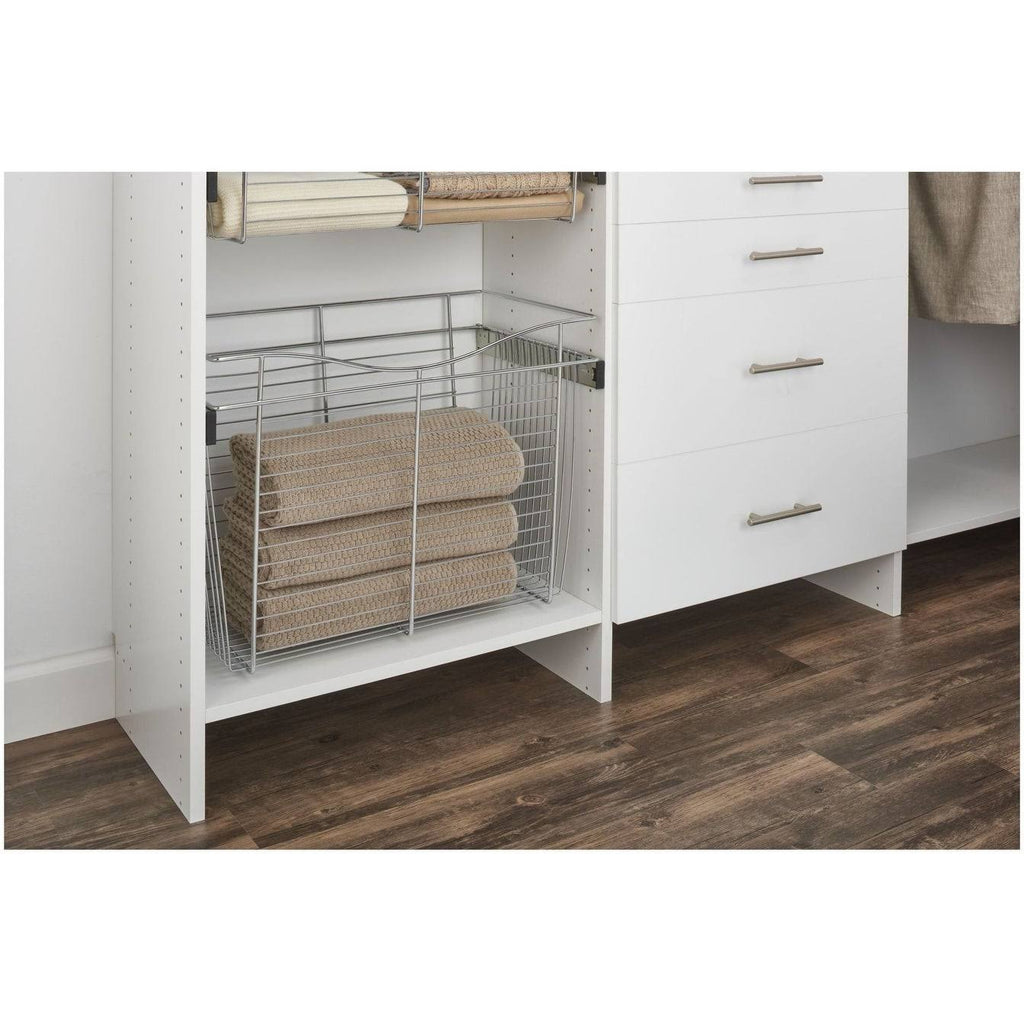 30x22 Satin Nickel Closet Pullout Basket B274674