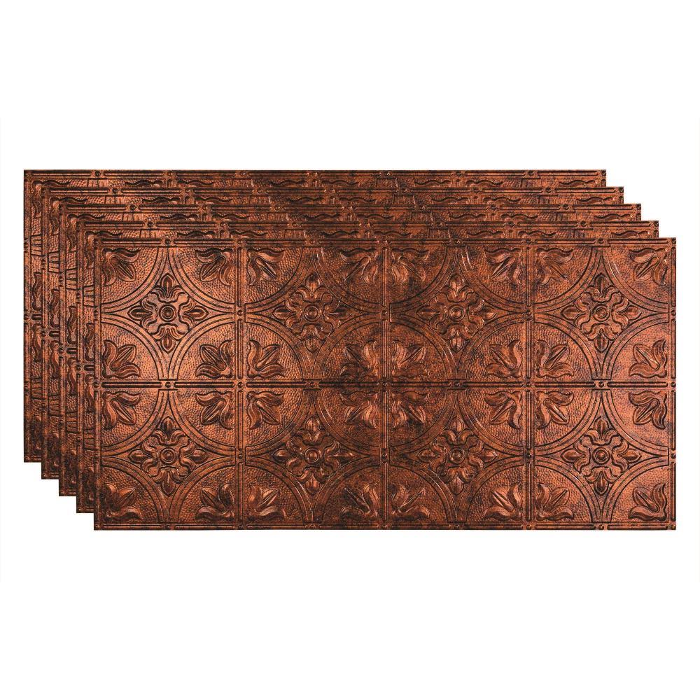 Moonstone Copper Glue Up Ceiling Tile 5 Pack P63823