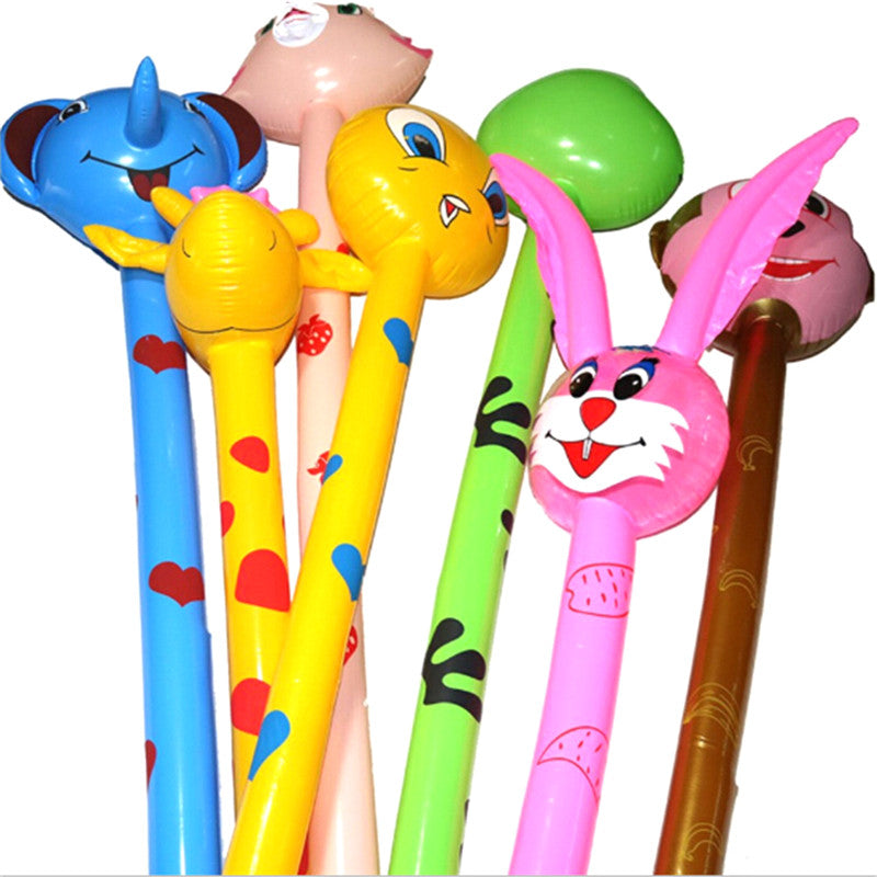 Cartoon Inflatable Hammer Stick Children Outdoor Toys I541