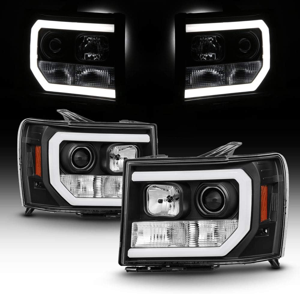 Smoked LED Projector Headlight F2232