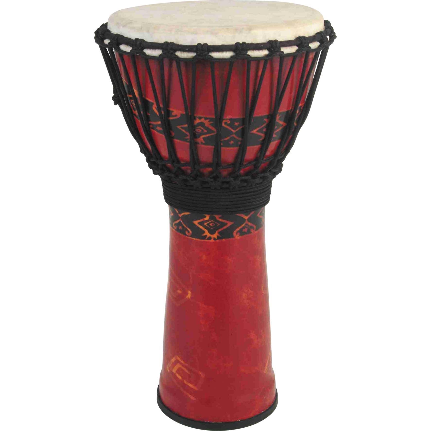 Red 12 in. Djembe R6865