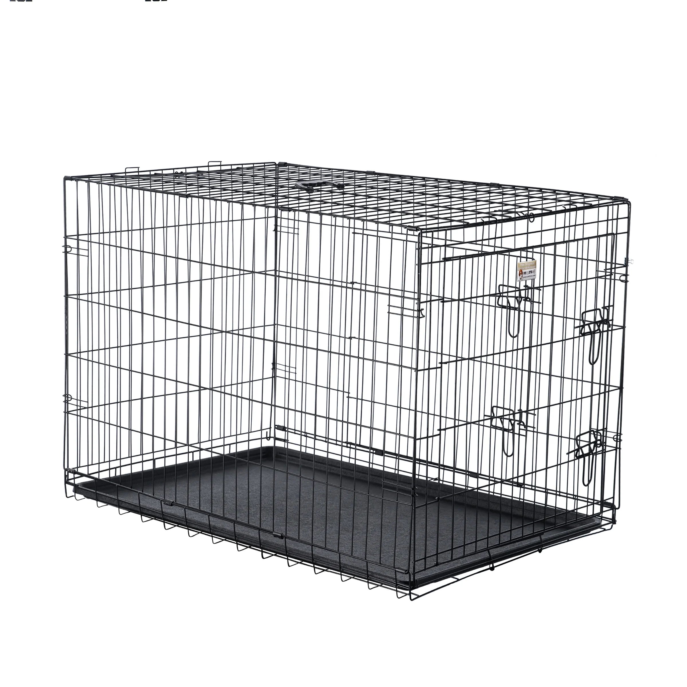 42-inch Collapsible Dog Crate with Divider Wall Panel R62258