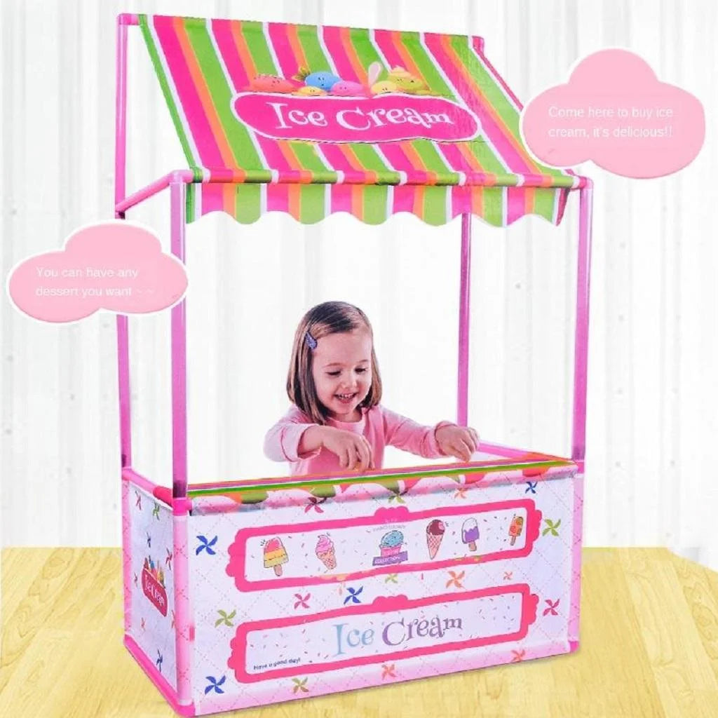 Colorful Ice Playhouse Tent Developmental Toys Pretend Game Y71144